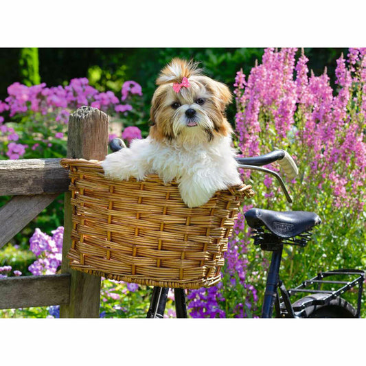 Ravensburger Süßer kleiner Hund, Feel Well & Puzzle, Erwachsenenpuzzle, 100 Teile XL, 12001731