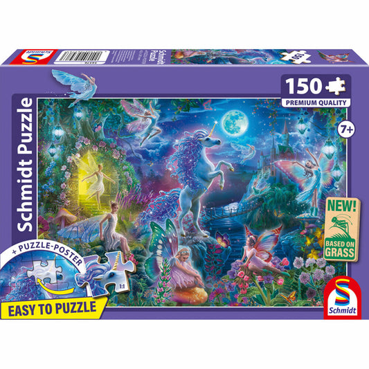 Schmidt Spiele Das Märchen vom Einhorn, Kinderpuzzle, Kinder Puzzle, 150 Teile, 56576