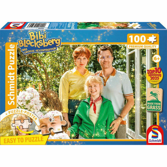 Schmidt Spiele Das große Hexentreffen Familie Blocksberg, Kinderpuzzle, Kinder Puzzle, 100 Teile, 56592