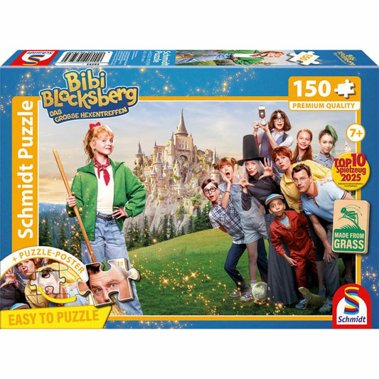Schmidt Spiele Das große Hexentreffen, Kinderpuzzle, Kinder Puzzle, 150 Teile, 56593