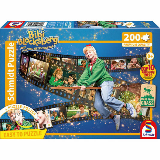 Schmidt Spiele Das große Hexentreffen Flieg los Kartoffelbrei, Kinderpuzzle, Kinder Puzzle, 200 Teile, 56594