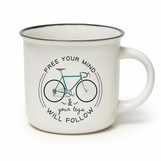 Legami Cup-Puccino Mug Bike Lover, Kaffeetasse, Tasse, Becher, New Bone China, 350 ml, CUP0024
