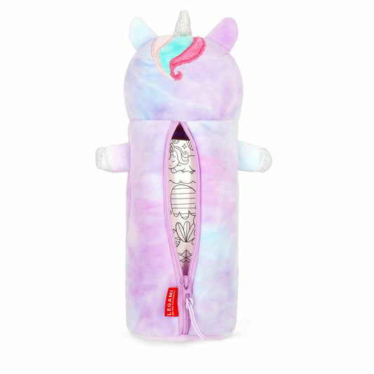 Legami Super Soft Plush Pencil Case Unicorn, flauschiges Federmäppchen, Mäppchen, Einhorn, PPC0003