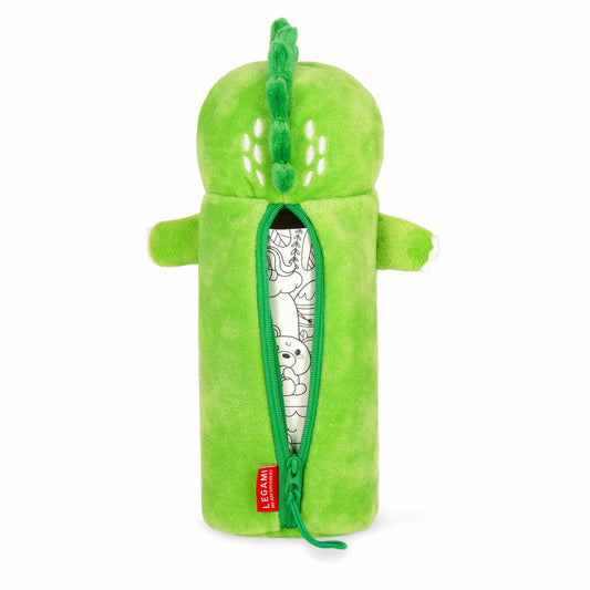 Legami Super Soft Plush Pencil Case Dino, flauschiges Federmäppchen, Mäppchen, PPC0004