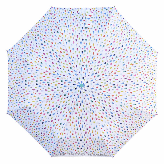 Legami Folding Umbrella - After Rain - Manual, Regenschirm, Taschenschirm, Schirm, UMB0001