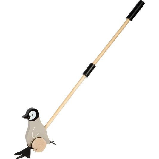 Legler Small Foot Schiebetier Pinguin, Schiebespielzeug, ab 18 Monate, Holz, 12494