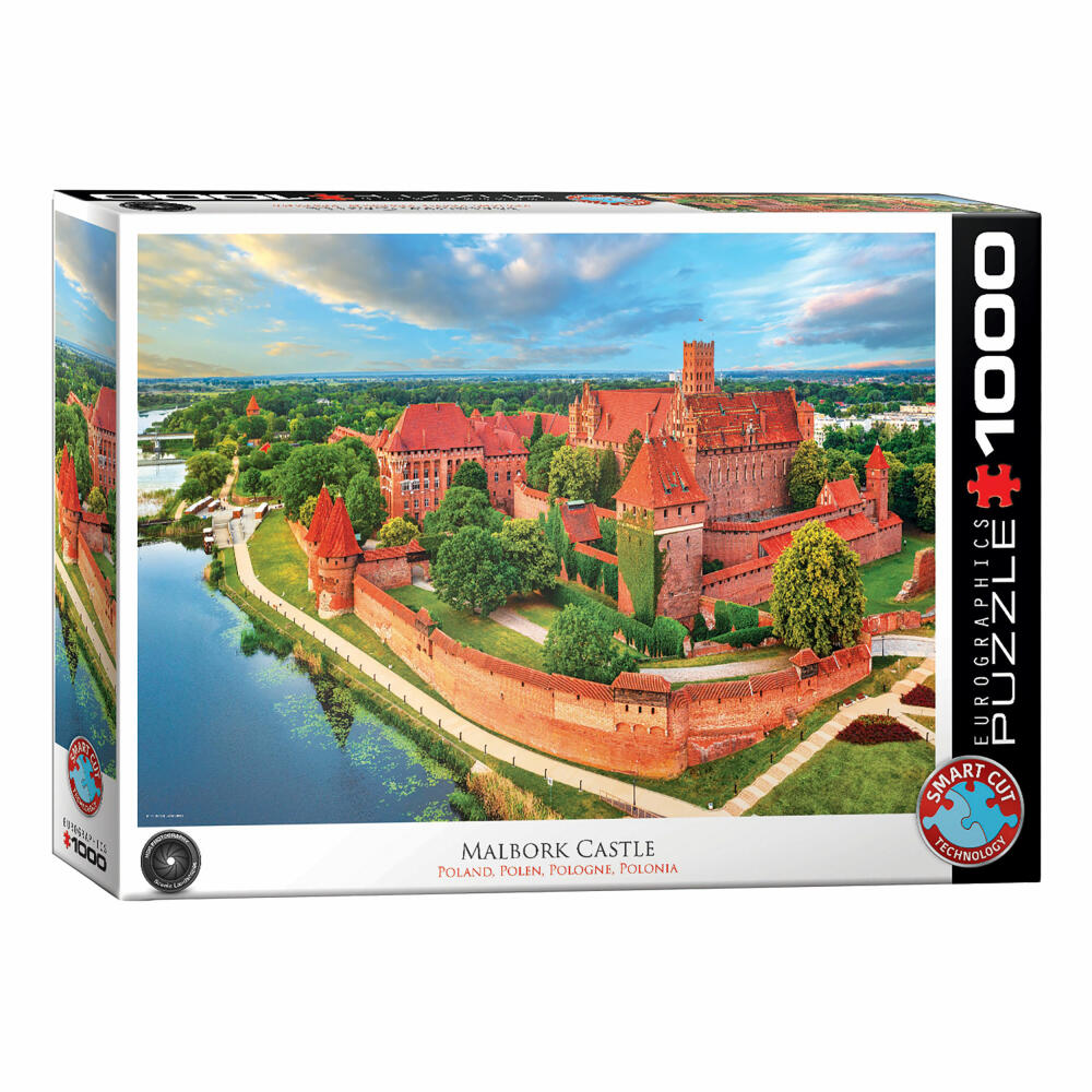 Eurographics Puzzle Schloss Malbork - Polen, 1000 Teile, 68 x 48 cm, 6000-6173