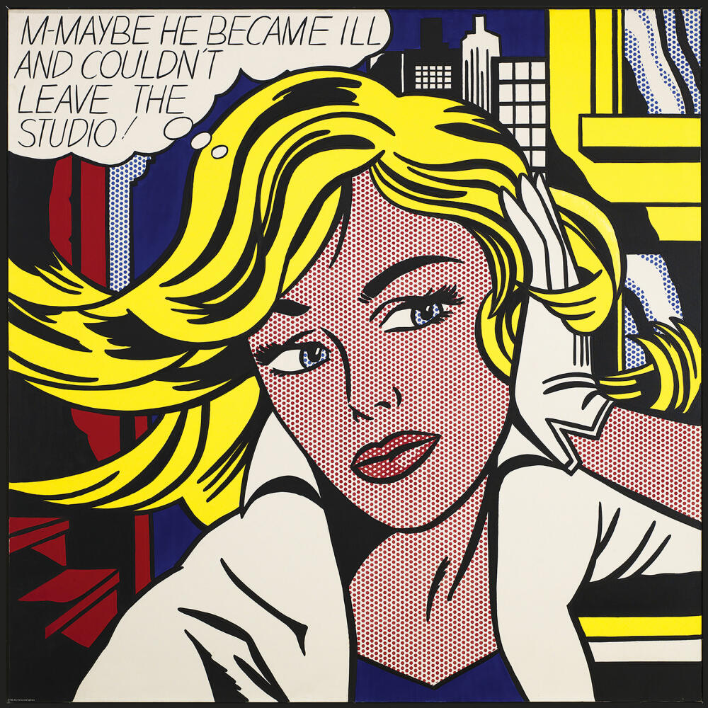 Eurographics Puzzle M-Maybe - Roy Lichtenstein, 1000 Teile, 63.5 x 63.5 cm, 6004-6192