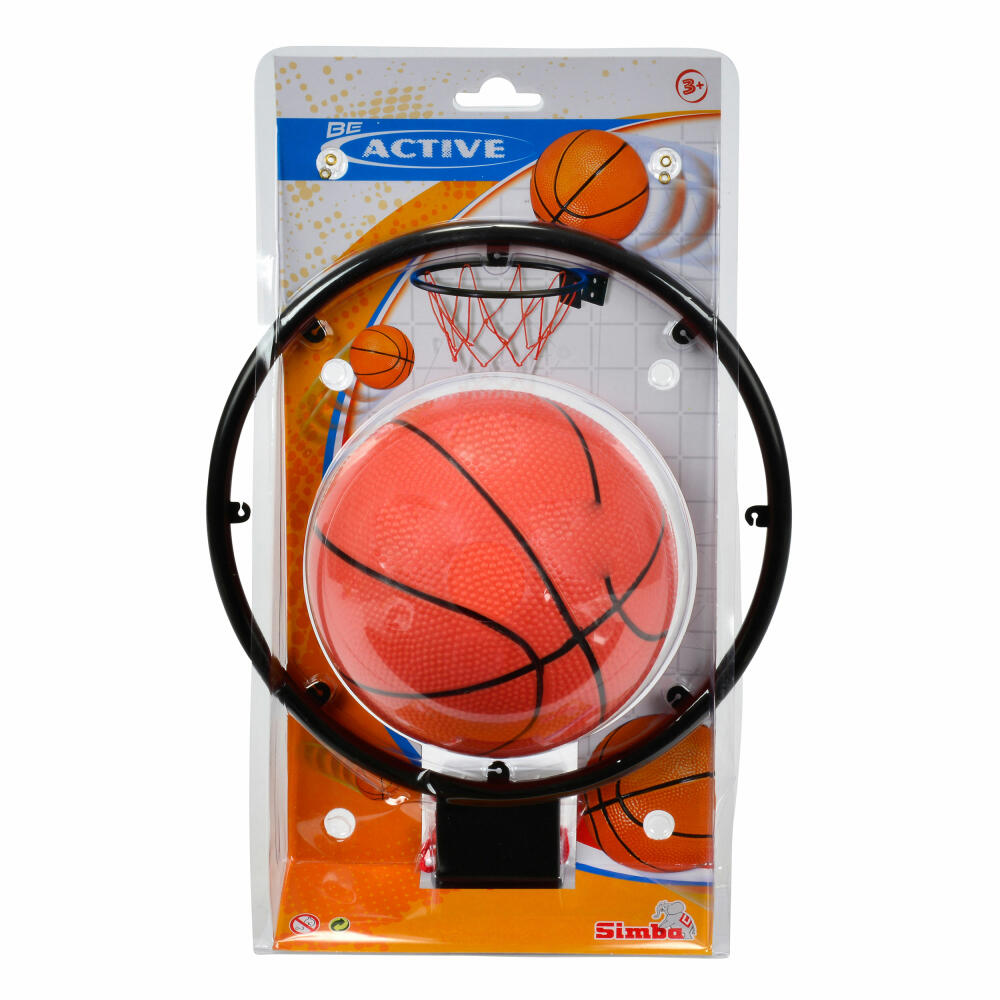 Simba Basketball Hoop and Ball, Basketball Hoop, Ball Games, Toy, Plastic, 35 cm, 107400675