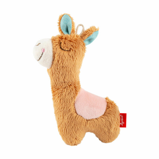 sigikid Greifling Lama, Greifspielzeug, Babyspielzeug, Spielzeug, Baby, Baumwolle, Braun, 43434