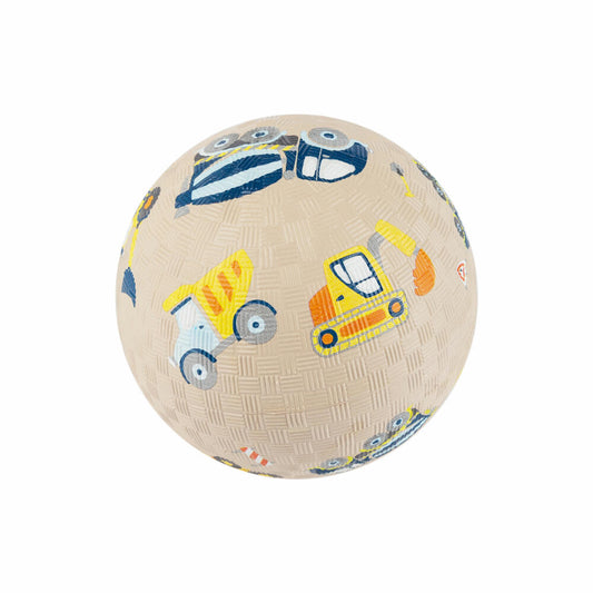 sigikid Baufahrzeuge Kautschukball klein, Spielball, Ball, Kinder, Kautschuk, Ø 12 cm, 43523