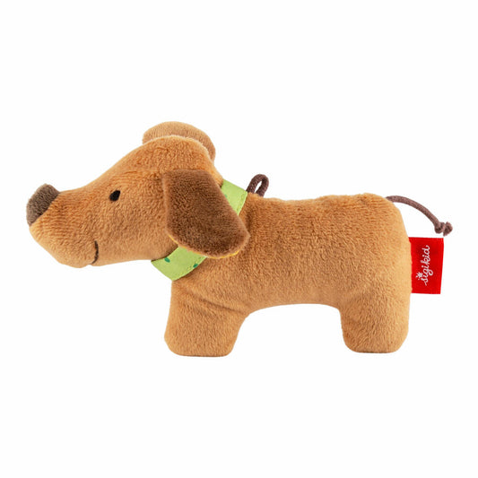 sigikid Greifling Dackel, Greifspielzeug, Babyspielzeug, Spielzeug, Baby, Polyester, Braun, 43535