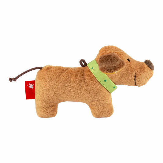sigikid Greifling Dackel, Greifspielzeug, Babyspielzeug, Spielzeug, Baby, Polyester, Braun, 43535
