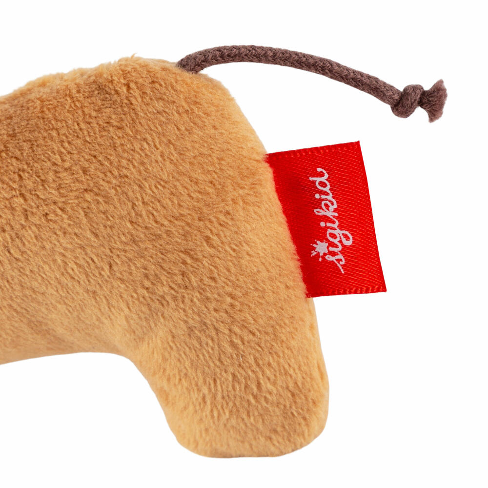 sigikid Greifling Dackel, Greifspielzeug, Babyspielzeug, Spielzeug, Baby, Polyester, Braun, 43535