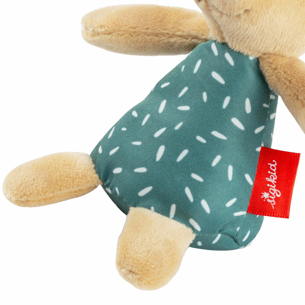 sigikid Greifling Hase petrol, Greifspielzeug, Babyspielzeug, Spielzeug, Baby, Polyester, 43542