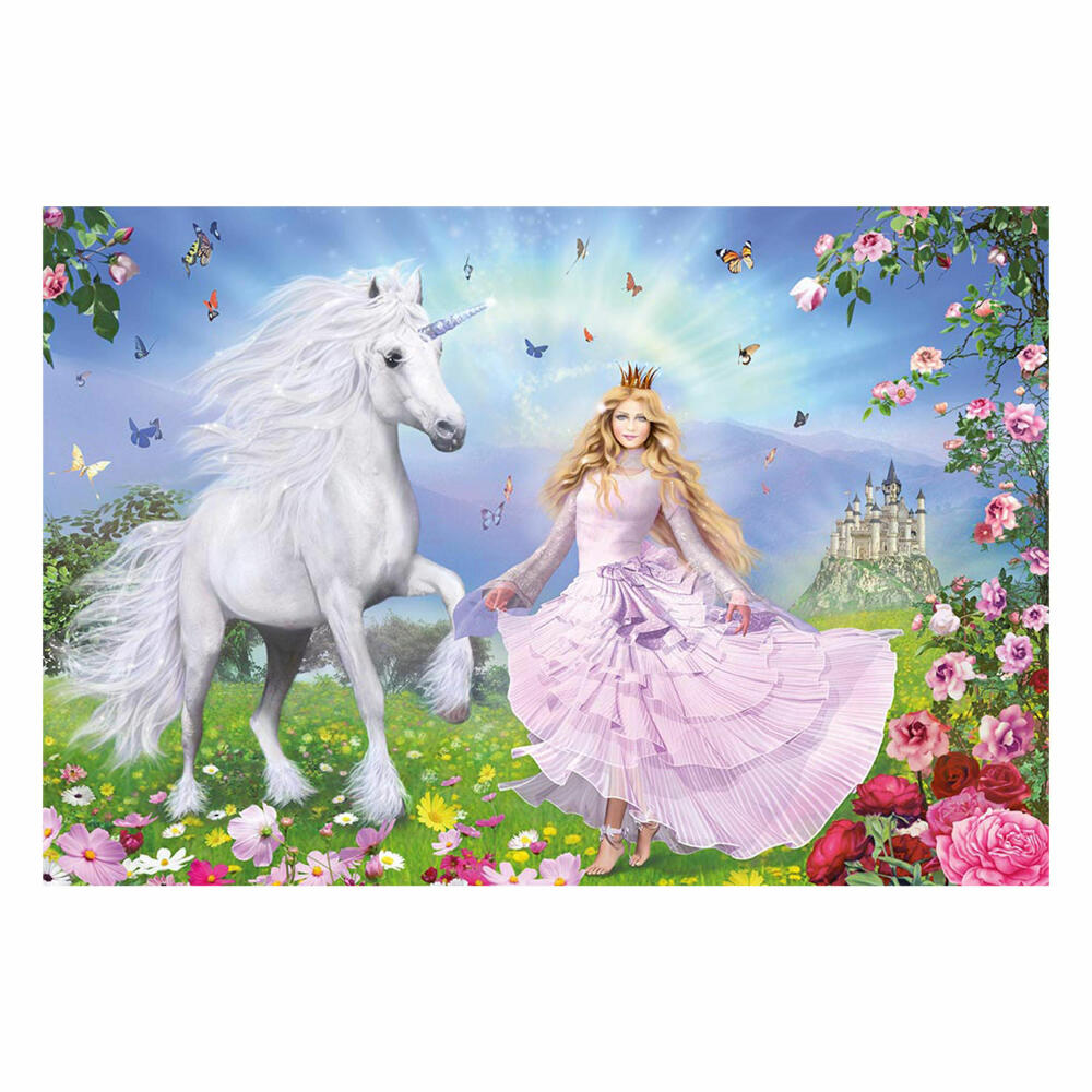 Schmidt Spiele Princess of the Unicorns, Children's Puzzle, Standard 100 Pieces, Puzzle, 55565