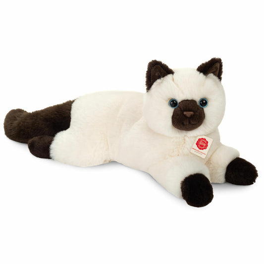 Teddy Hermann Birma-Katze liegend, Kuscheltier, Stofftier, Plüschtier, 36 cm, 918233