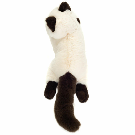 Teddy Hermann Birma-Katze liegend, Kuscheltier, Stofftier, Plüschtier, 36 cm, 918233