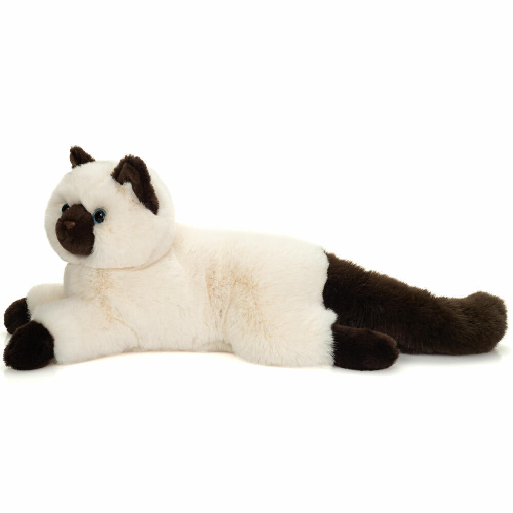 Teddy Hermann Birma-Katze liegend, Kuscheltier, Stofftier, Plüschtier, 36 cm, 918233