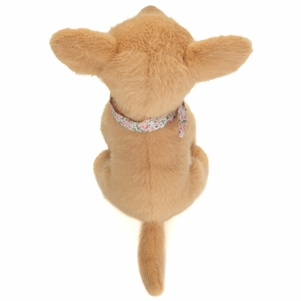 Teddy Hermann Chihuahua sitzend, Kuscheltier, Stofftier, Plüschtier, 25 cm, 919001