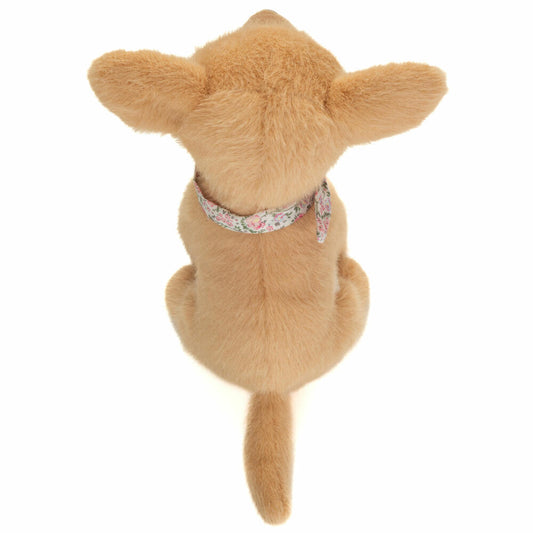 Teddy Hermann Chihuahua sitzend, Kuscheltier, Stofftier, Plüschtier, 25 cm, 919001