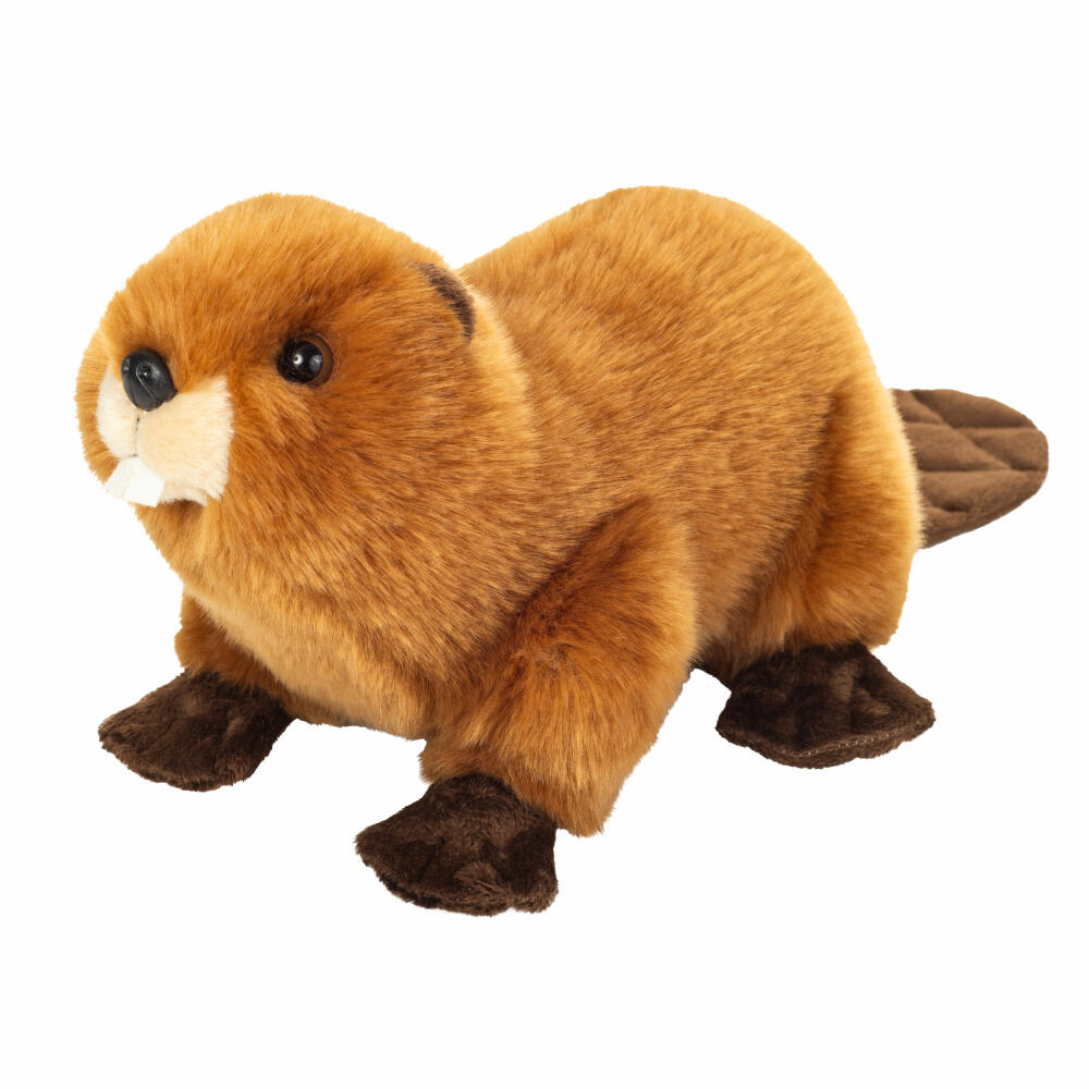 Teddy Hermann Biber, Kuscheltier, Stofftier, Plüschtier, 28 cm, 926641