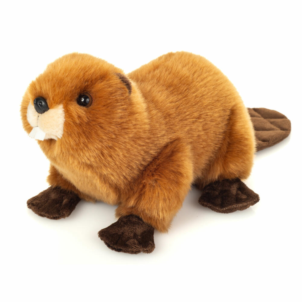 Teddy Hermann Biber, Kuscheltier, Stofftier, Plüschtier, 28 cm, 926641