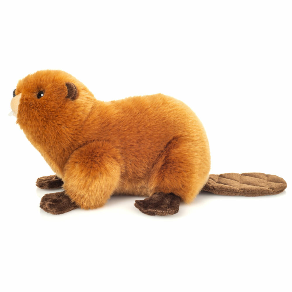 Teddy Hermann Biber, Kuscheltier, Stofftier, Plüschtier, 28 cm, 926641