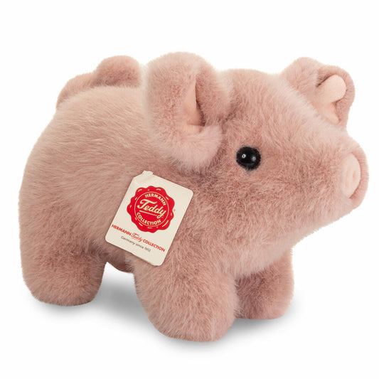 Teddy Hermann Schwein Stella stehend, Kuscheltier, Stofftier, Plüschtier, 23 cm, 930242
