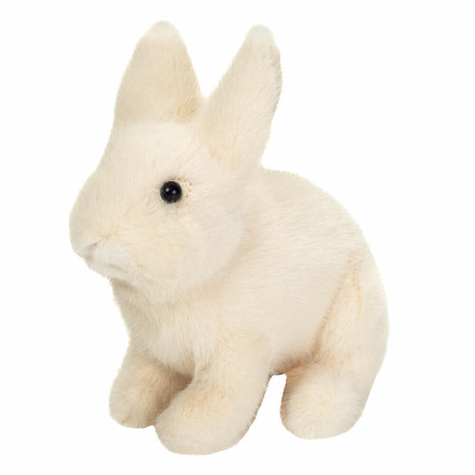 Teddy Hermann Hase sitzend, Kuscheltier, Stofftier, Plüschtier, Creme, 20 cm, 937388