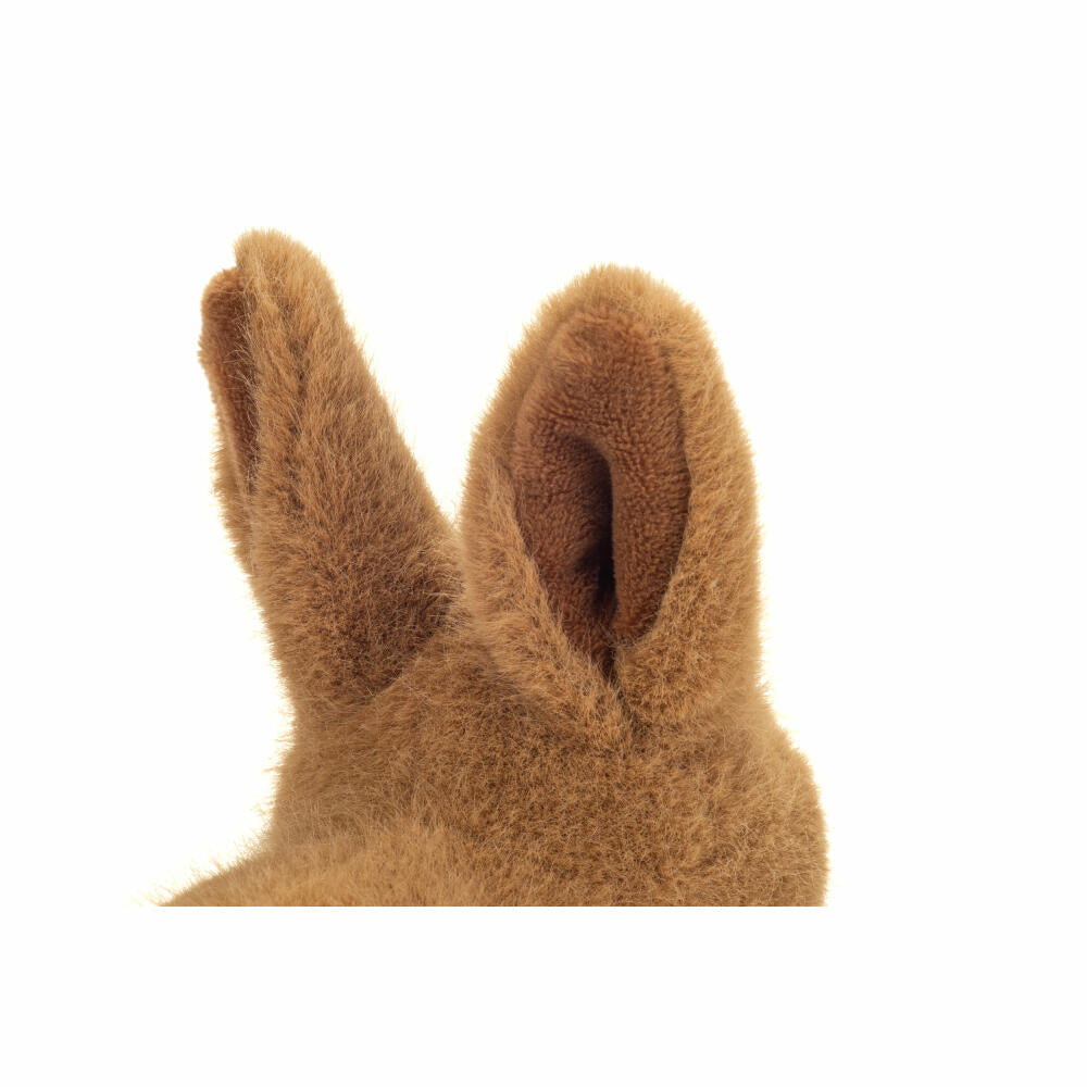 Teddy Hermann Hase sitzend, Kuscheltier, Stofftier, Plüschtier, Braun, 20 cm, 937395