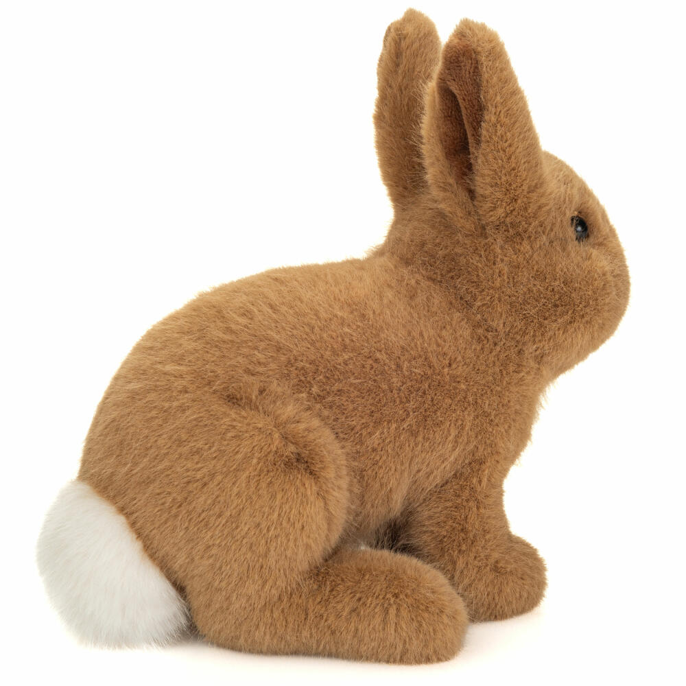 Teddy Hermann Hase sitzend, Kuscheltier, Stofftier, Plüschtier, Braun, 20 cm, 937395