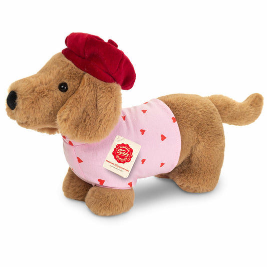 Teddy Hermann Herzekind Dackeldame Amelie, Kuscheltier, Stofftier, Plüschtier, 26 cm, 939849