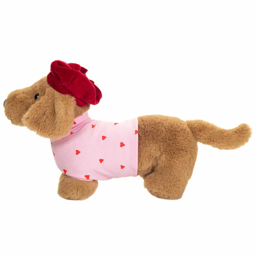 Teddy Hermann Herzekind Dackeldame Amelie, Kuscheltier, Stofftier, Plüschtier, 26 cm, 939849