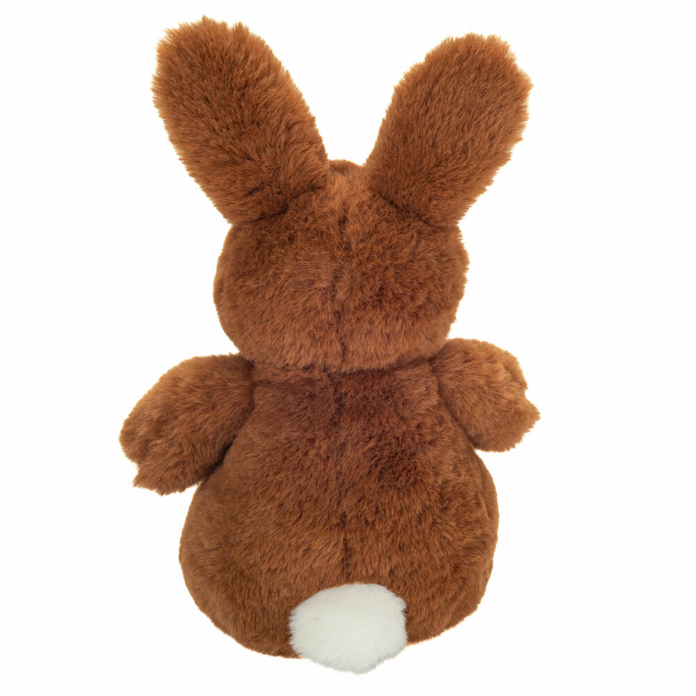 Teddy Hermann Herzekind Hase Luna, Kuscheltier, Stofftier, Plüschtier, Dunkelbraun, 20 cm, 939887