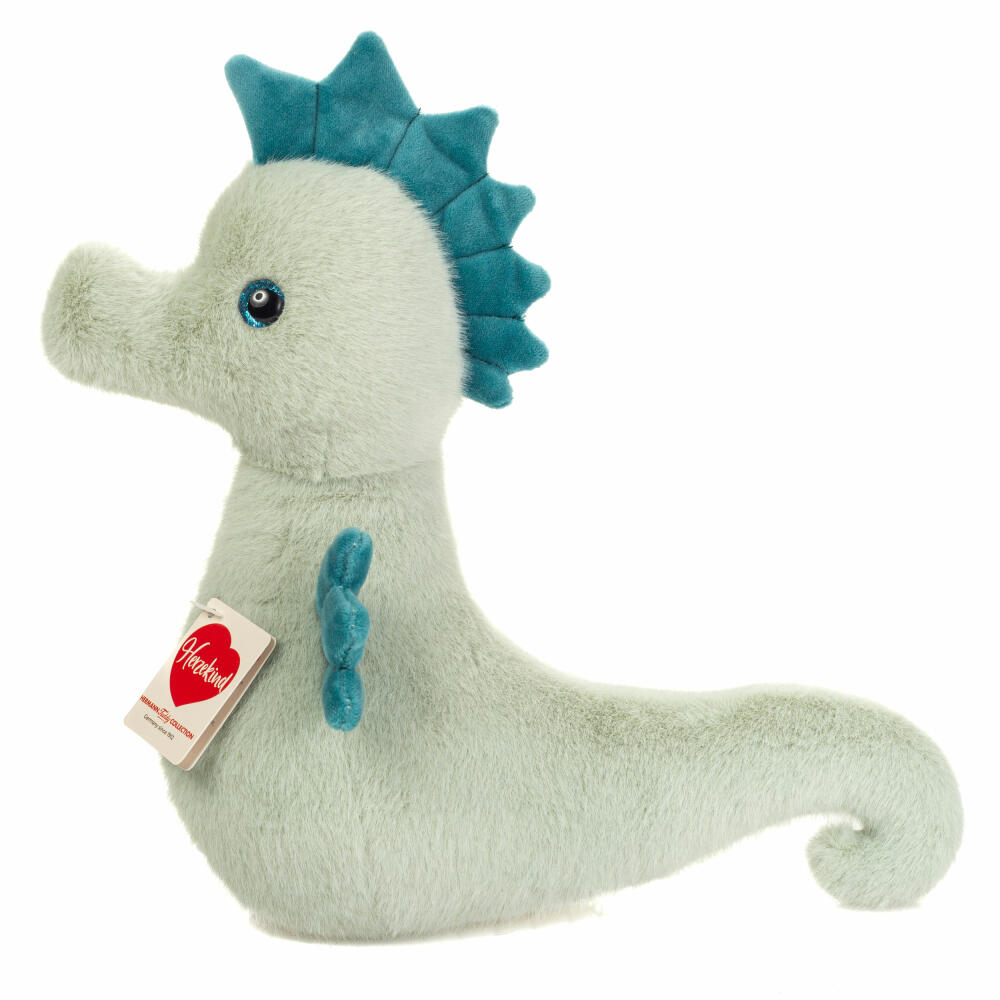 Teddy Hermann Herzekind Seepferdchen Melba, Kuscheltier, Stofftier, Plüschtier, Salbeigrün, 23 cm, 939894