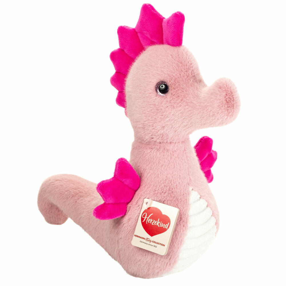 Teddy Hermann Herzekind Seepferdchen Alba, Kuscheltier, Stofftier, Plüschtier, Rosa, 23 cm, 939900