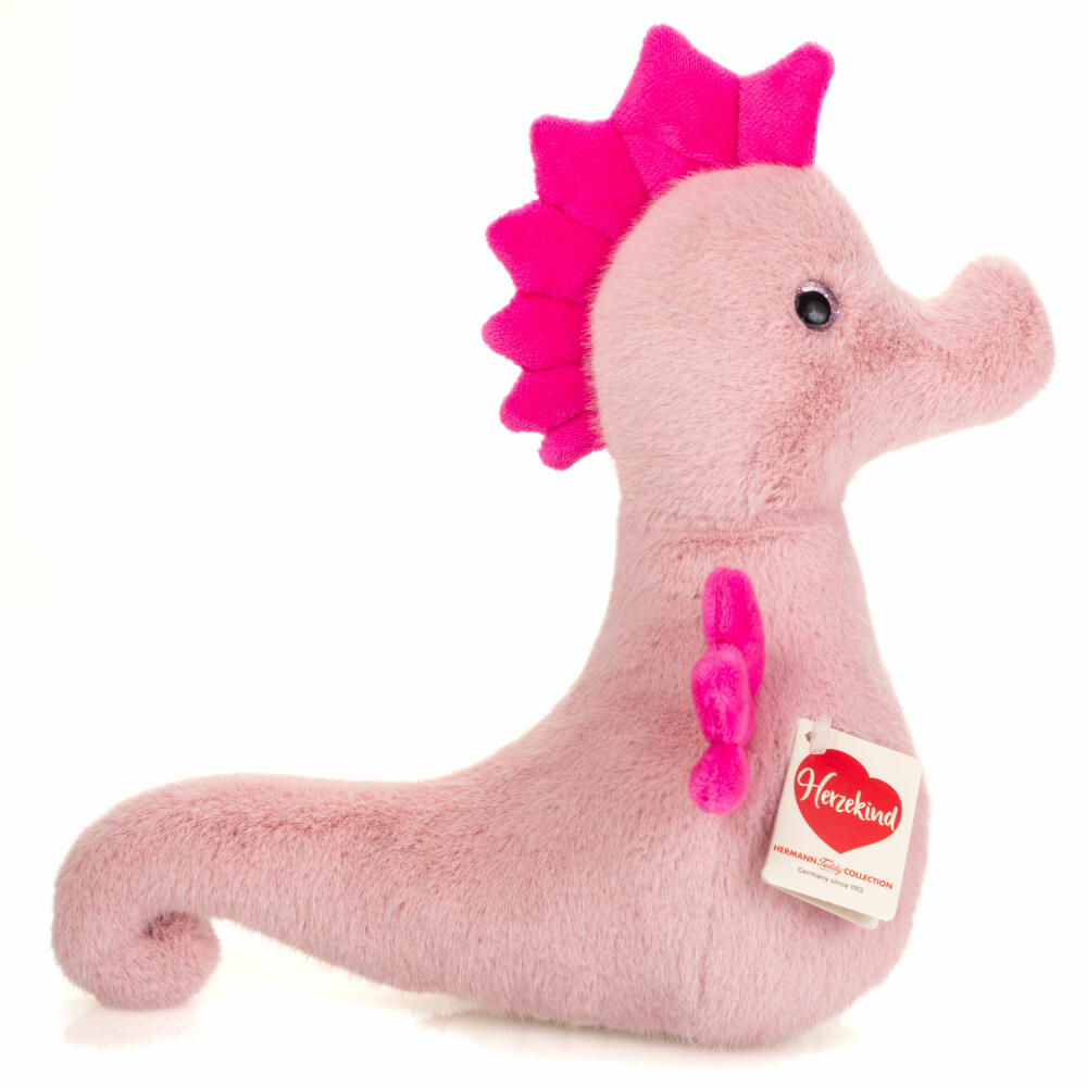 Teddy Hermann Herzekind Seepferdchen Alba, Kuscheltier, Stofftier, Plüschtier, Rosa, 23 cm, 939900