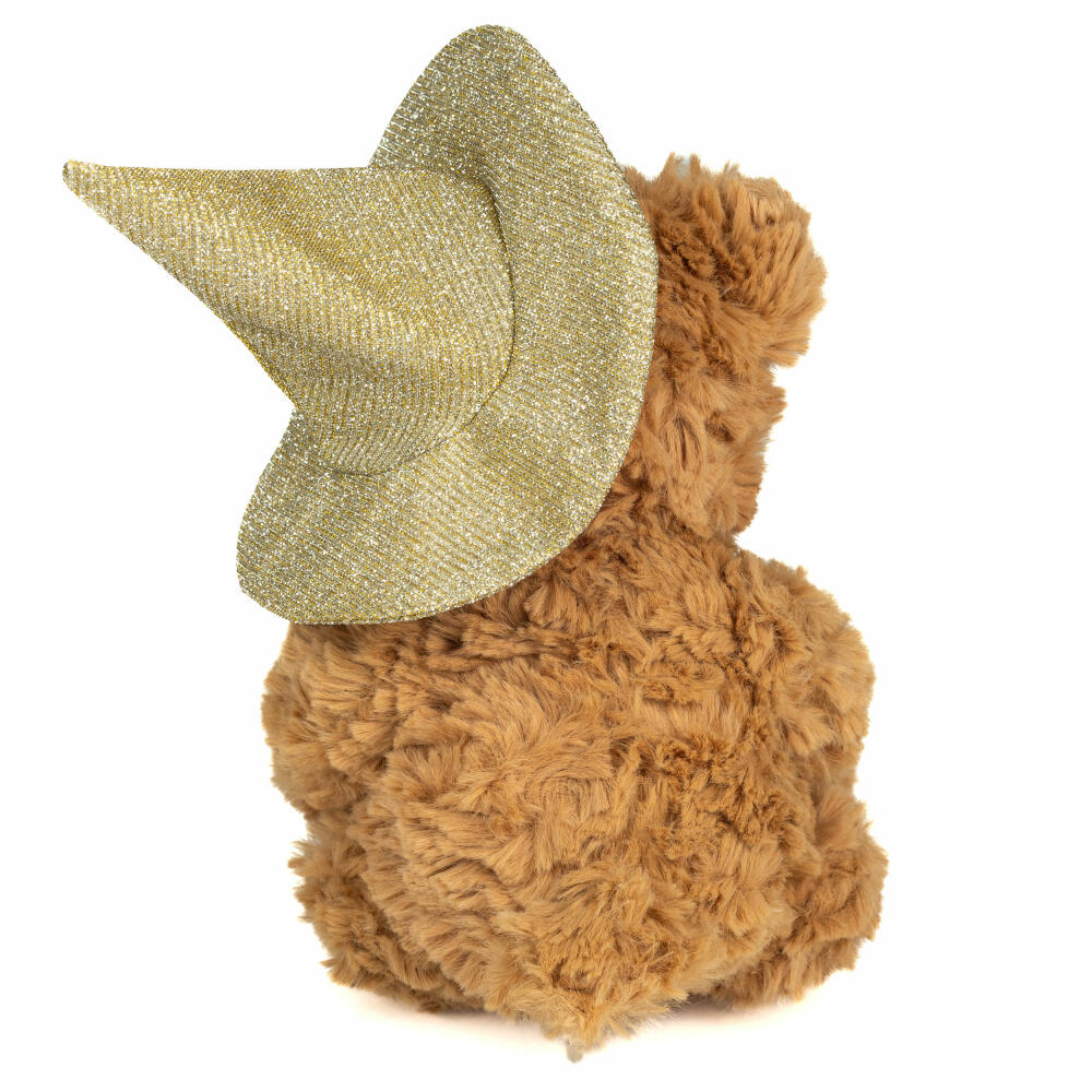Teddy Hermann Halloween Teddy mit Kürbis, Kuscheltier, Stofftier, Plüschtier, 20 cm, 946113