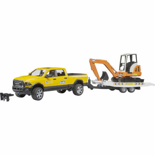 Bruder RAM 2500 Power Wagon Service+Minibagger, 2546