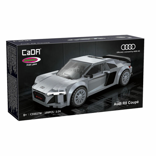 CaDA Audi R8 Coupe 1:24 grau Bricks, 402880
