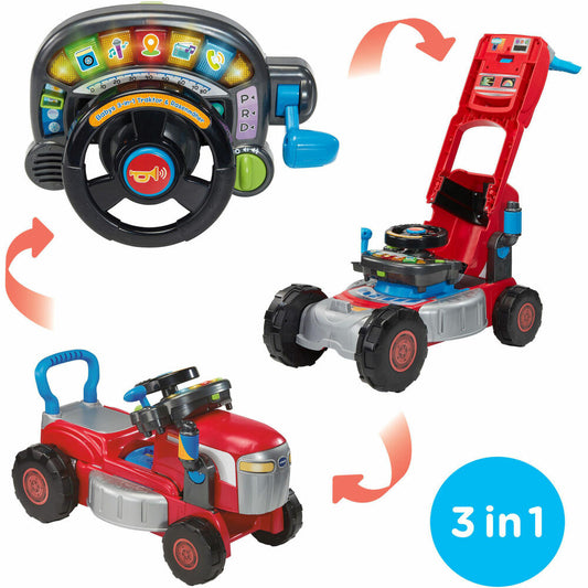 VTech Babys 3-in-1 Traktor & Rasenmäher, 80-576504