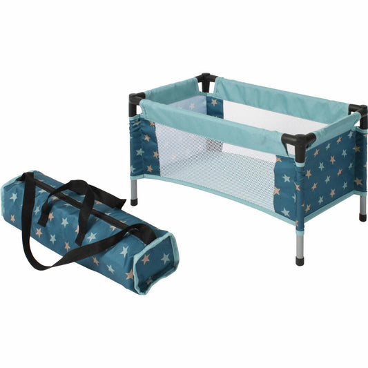 Bayer Chic Puppen-Reisebett türkis, 652-18