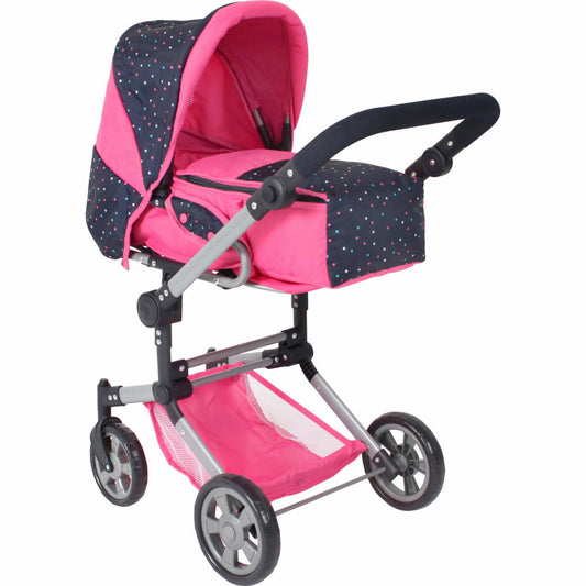 Bayer Chic Kombi-Puppenwagen JARA Konfetti, pink, 587-84