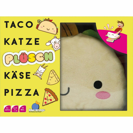Asmodee Taco Katze Plüsch Käse Pizza, BLOD0114
