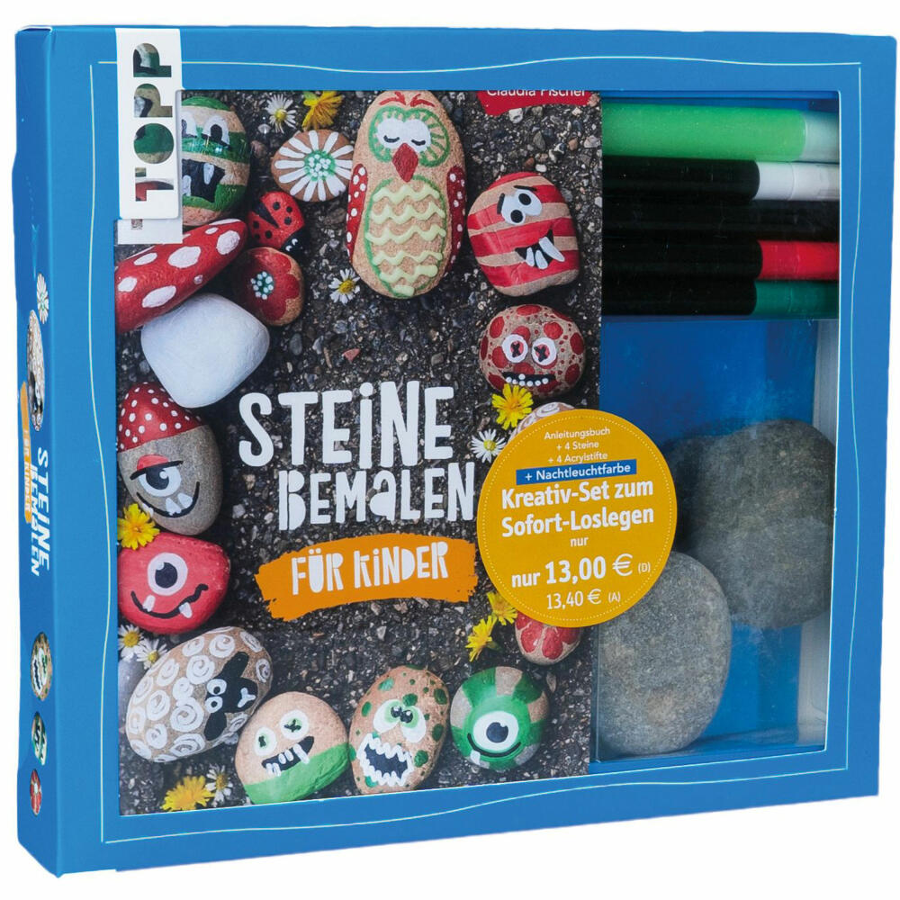 TOPP Kreativ-Set Steine bemalen, 4470