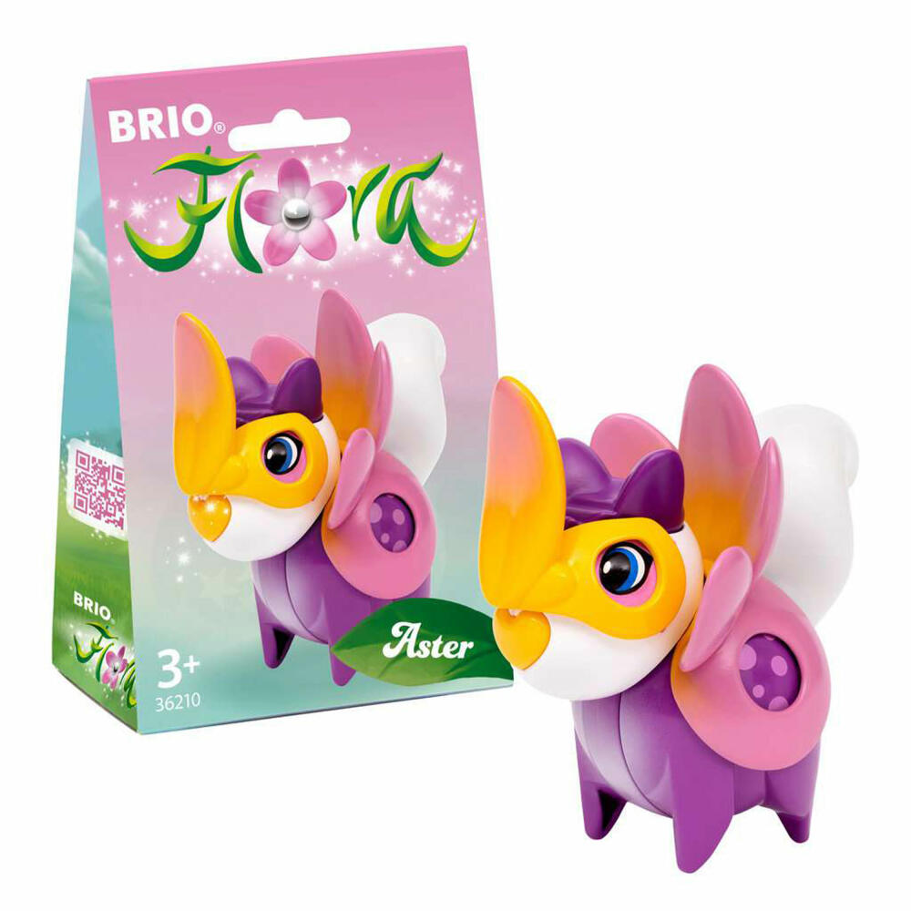Brio Flora Aster im Blumen-Outfit, Spielfigur, Figur, Spielzeug, Kinder, 63621000
