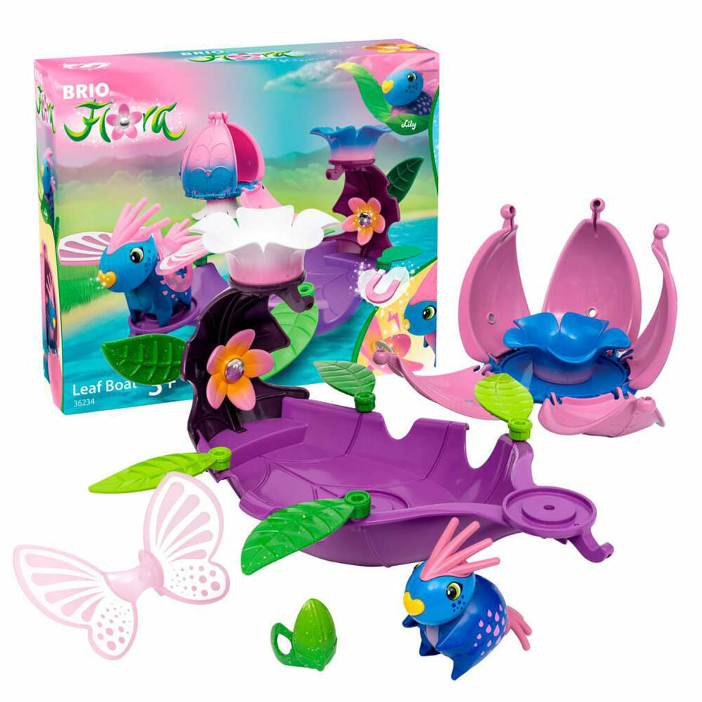 Brio Flora Lilys Blätter-Boot, Spielset, Spielfigur, Figur, Spielzeug, 63623400