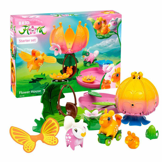 Brio Flora Starter-Set Blumenhaus, Spielset, Spielfigur, Figur, Spielzeug, 63623600