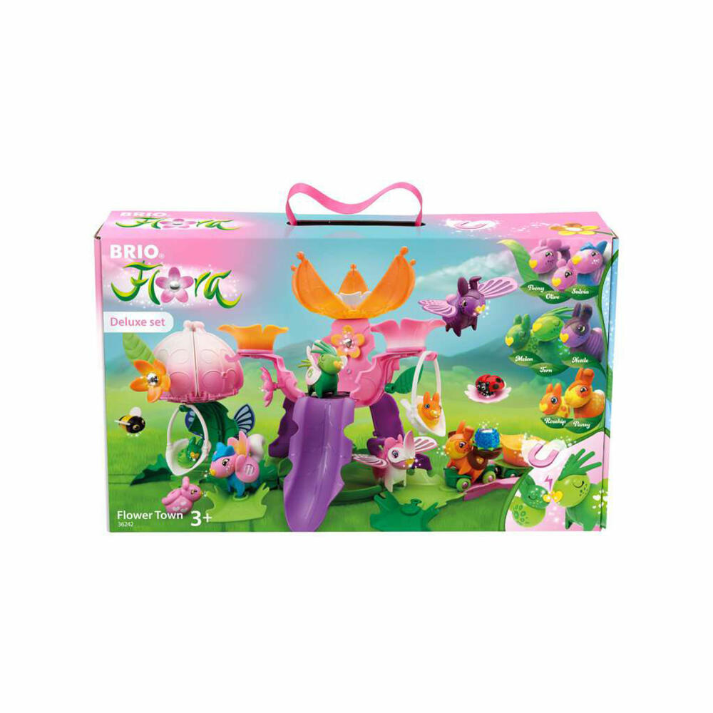 Brio Flora Blumenstadt Deluxe Set, Spielset, Spielfigur, Figur, Spielzeug, 63624200